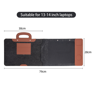 <b>Laptop</b> Bag with Wireless Charging Suitable <b>for</b> Phones, <b>Headphones</b> Felt <b>Laptop</b> Sleeve - Product Image 2