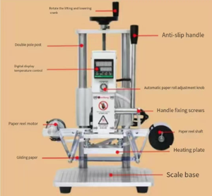 Machine à estamper à chaud, presse à gaufrer, imprimante à tamponner, machine à estamper à chaud par transfert thermique - Product Image 4