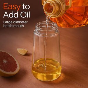 Botella Dispensadora de Aceite de Oliva 2 en 1 de 470 ml, Botella de Vidrio Premium para Rociar Aceite, Apta para Lavavajillas, Embalaje en Caja de Color para Cocinar - Product Image 3