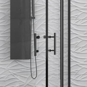 Kamalu KPX1000N moderna cabina doccia a doppia cerniera 75x75 quadrati 8mm vetro temperato impermeabile Pivot alluminio per bagno - Product Image 6