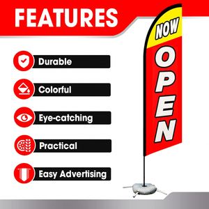 Bannière à plumes personnalisée double face avec logo, mât en fibre de verre pour la promotion et le marketing en extérieur (vente en gros) - Product Image 2