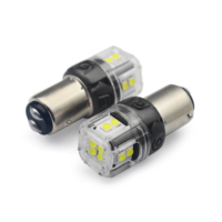 Ampoule LED de voiture personnalisée en usine, DC12V Canbus BAU15S, jaune, blanc, rouge, feu de recul, feu arrière, feux de voiture, clignotant