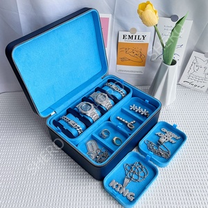 กล่องหนังสำหรับใส่นาฬิกาหนังแท้สำหรับเดินทางเครื่องประดับกำไลข้อมือเครื่องประดับสำหรับเดินทาง - Product Image 2