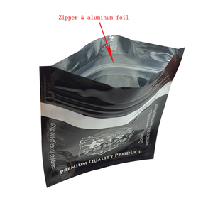 <span class=keywords><strong>Precio</strong></span> competitivo envasado de alimentos de pie personalizado zip zip impreso a prueba de olor comestible mylar negro ziplock ba - Product Image 6