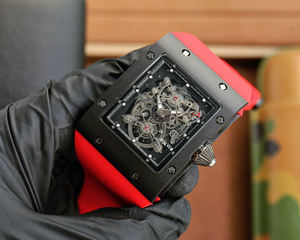 Montre-bracelet mécanique carrée pour homme, modèle 2025, avec mouvement mécanique entièrement automatique - Product Image 3