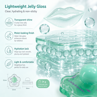 Choix Populaire : Baume à Lèvres Vert Fleur Hydratant et Brillant, Format Compact, Marque Privée OEM/ODM, Emballage Personnalisé