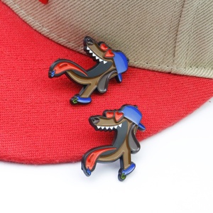 Wholesale <b>Hat</b> Metal Decoration <b>Hat</b> Lapel Pin Factory Custom Creative Cross Enamel Badge Pin - Product Image 3