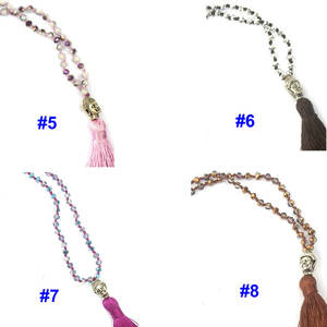 สร้อยคอยาว90ซม. สำหรับผู้หญิงสร้อยคอประดับพู่ใหม่สร้อยคอพู่ห้อยลูกปัดแก้วคริสตัลสำหรับเสื้อกันหนาว - Product Image 4