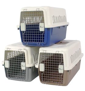 Cage de voyage pliable <span class=keywords><strong>en</strong></span> plastique portable, boîte de <span class=keywords><strong>transport</strong></span> durable pour <span class=keywords><strong>animaux</strong></span> de compagnie, conforme aux normes aériennes, nouveau modèle amélioré - Product Image 5