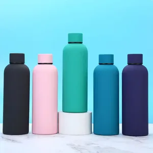 Bouteille d'eau isotherme sport en acier inoxydable à double paroi, petite ouverture, 500ml, 750ml, 1000ml, pour le camping - Offre Spéciale - Product Image 4