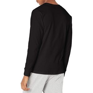 T-shirt à manches longues pour homme, poids moyen, personnalisé, 100% coton biologique, uni, doux et compressé - Product Image 1