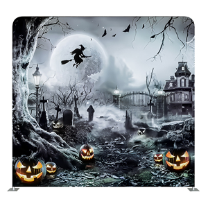 Pantalla de tela de tensión personalizada de 8 pies/10 pies, telón de fondo de un solo lado, cabina de eventos, telón de fondo de tela de tensión - Product Image 6