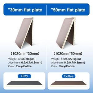 Paneles sándwich de aluminio insonorizados ignífugos de placa plana de Tejas aislantes de doble capa SUNTO para pared de hotel de oficina - Product Image 5