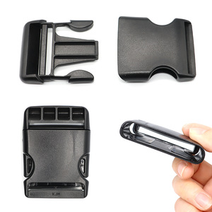 KJM Plastic Bag Buckle Non Adjustable <b>Webbing</b> <b>Strap</b> Clip For Backpacks And Bag Accessories A044 20MM 51MM - Product Image 1