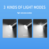 Lampe torche LED haute luminosité, rechargeable, en alliage d'aluminium, avec zoom et faisceau longue portée pour l'extérieur