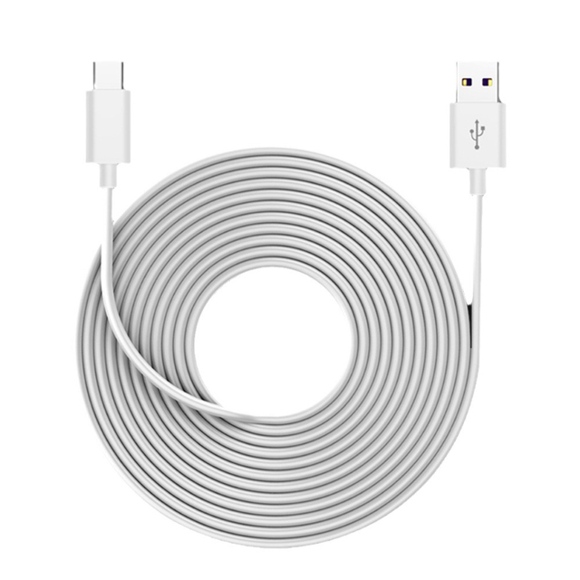 10m/8m/5m/3m Super Long USB Type C PVC Extension Charging Cable for Computer Camera & Earphone