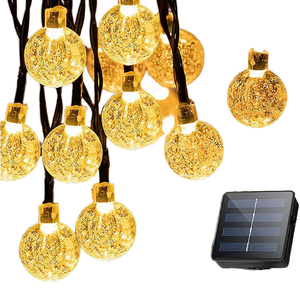 <span class=keywords><strong>Led</strong></span> pha lê bong bóng bóng chuỗi đèn không thấm nước năng lượng mặt trời toàn cầu đèn cho Patio Wedding & Đảng trang trí ngoài trời giáng sinh - Product Image 1