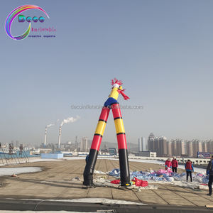 Zwei Beine Infla table Waving Man/ Air dancer Kunden spezifischer aufblasbarer Sky Air Dancer Dancing Man mit Gebläse für Werbung - Product Image 5