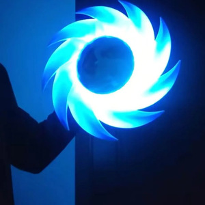 Shuriken Spirale Éolienne Lumineuse avec Son, Jouet Rotatif, Accessoire d'Arme de Cosplay Ninja Anime pour Enfants - Product Image 6