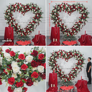 Artificial Silk Rose Arch Handmade Realistic Floral arch Decoration for Wedding Events & Festivals Gift - Product Image 3