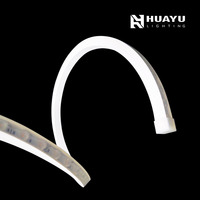 1616 Lámpara LED Flexible para Pared IP67 de Silicona Ahumada, Curvable, DC24V, Iluminación Exterior para Fachadas de Edificios, Productos de Gran Venta