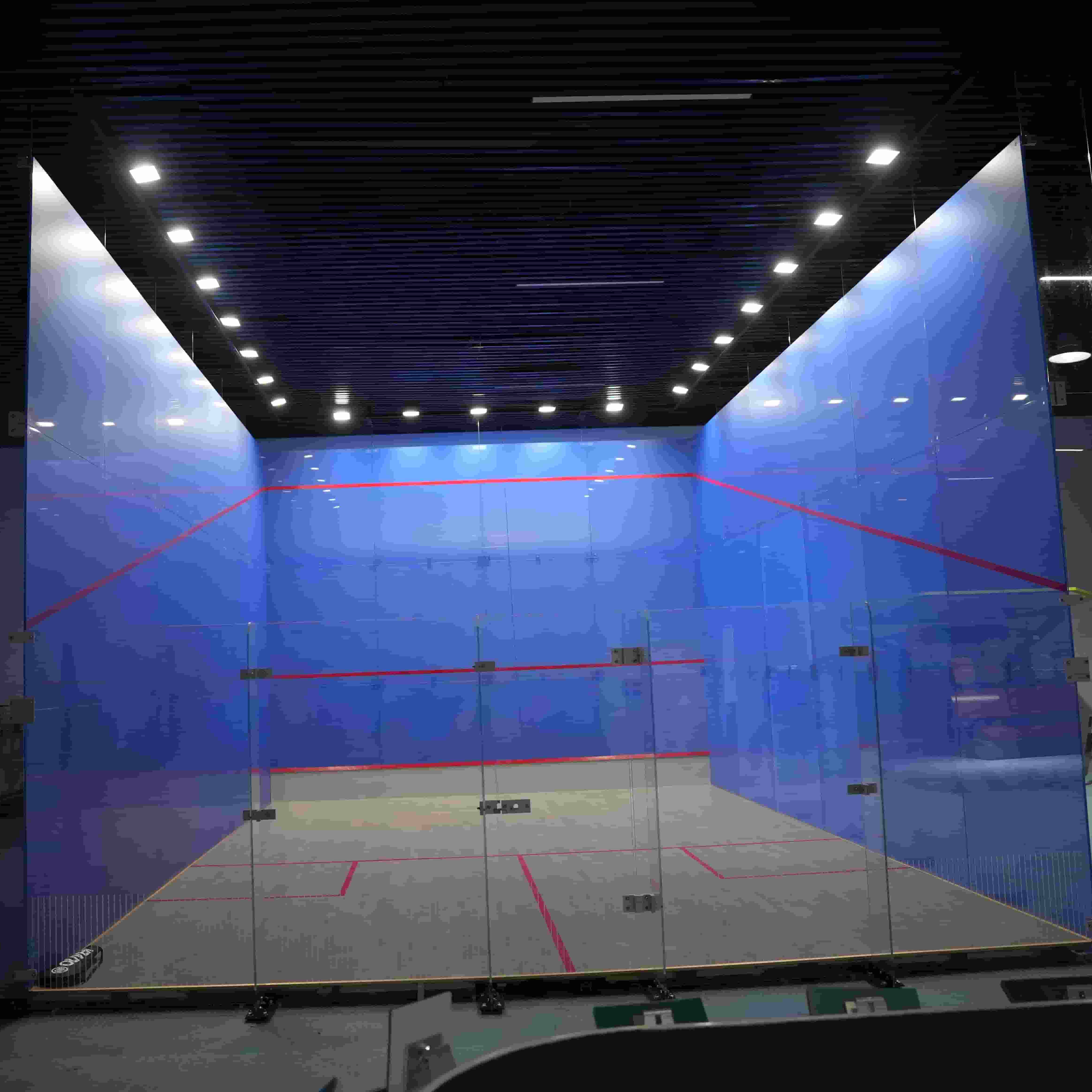 Portable Squash Court Glass Squash Court Movable Squash Court Indoor Sport Equipment Competition Training