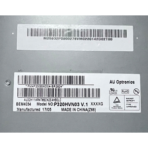 Écran LCD TFT WLED avancé de 32,0 pouces 1920*1080 P320HVN03.1 en stock - Product Image 2