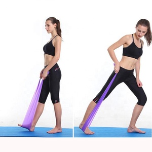 สายรัดออกกำลังกายแบบยาว,อุปกรณ์สำหรับฟิตเนสยิมที่บ้านทำจากยางแบน - Product Image 5