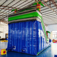 Toboggan aquatique bon marché piscine commerciale enfants amusant grand slip toboggans gonflables pour adultes rebond maison pull plein d'entrain