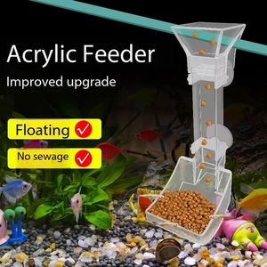 耐用环保水族馆亚克力喂食器精密设计鱼虾喂食器管盘鱼缸精密喂食工具 - Product Image 1