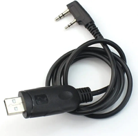 Câble de programmation USB de type K OEM, pilote USB, radio bidirectionnelle, talkie-walkie, gaine en PVC tressée, modèle Baofeng PC28, garantie de 365 jours