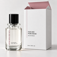 Eau de parfum unisexe personnalisée 50 ml pour hommes et femmes, marque privée, parfum longue durée avec boîte de couleur individuelle, OEM ODM