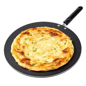 Venta de fábrica Versátil sin Bpa Fácil de limpiar Aluminio Antiadherente 30cm Antiadherente Pancake Crepe Sartén - Product Image 1