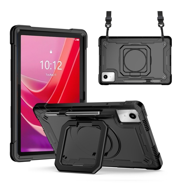 Silicone Rugged PC Shockproof Protective Tablet case for Lenovo Tab M11 TB-330FU TB-331FC Folding Kickstand