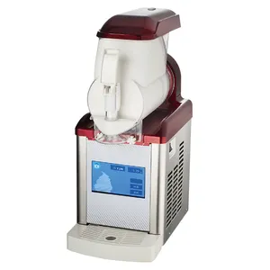 Máquina automática de slush de gelo, único tanque 6l máquina industrial de smoothies slush
