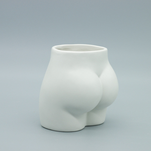 Macetero con forma <span class=keywords><strong>de</strong></span> culo para mujer, jarrón con forma <span class=keywords><strong>de</strong></span> flor, tapón <span class=keywords><strong>de</strong></span> drenaje, escultura atrevida, maceta Bohemia moderna única para decoración del hogar - Product Image 6