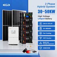 Eitai 30KW 50KW Netzunabhängiges Hybrid-Solarpanelsystem mit Batterie und Wechselrichter Komplettes Solar-Kit