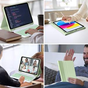 Clavier Bluetooth magnétique détachable en PU à bas prix, étui clavier en cuir pour tablette PC 11,6 pouces pour iPad/tablette - Product Image 6