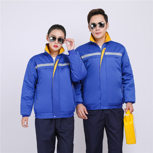 Uniforme de trabajo de seguridad para trabajo al aire libre, chaquetas cálidas de invierno reflectantes de alta calidad - Product Image 5