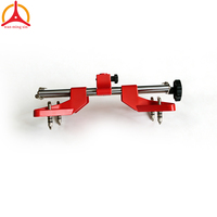 Pince de serrage robuste pour jantes automobiles rouges, taille de serrage 11-25 pouces, pour usage en atelier