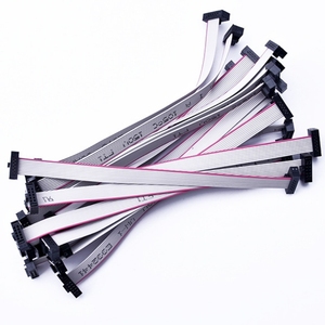 Perakitan Kabel Pita Datar IDC 2.54mm Kabel Pita Abu-abu dengan Konektor IDC Ganda untuk Peralatan Kontrol Industri PCB - Product Image 5