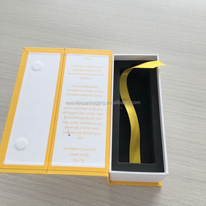 Caja de papel para envasado de botellas de aceite para barba con gotero rectangular negro mate al por mayor, buen precio, botella de aceite esencial con logotipo personalizado - Product Image 5