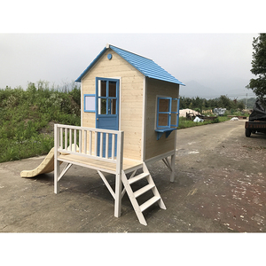 Offre Spéciale Luxe Extérieur Garde <span class=keywords><strong>de</strong></span> <span class=keywords><strong>Jardin</strong></span> <span class=keywords><strong>En</strong></span> <span class=keywords><strong>Bois</strong></span> Enfants Jouent <span class=keywords><strong>Maison</strong></span> Cubby Playhouse Avec Toboggan - Product Image 3