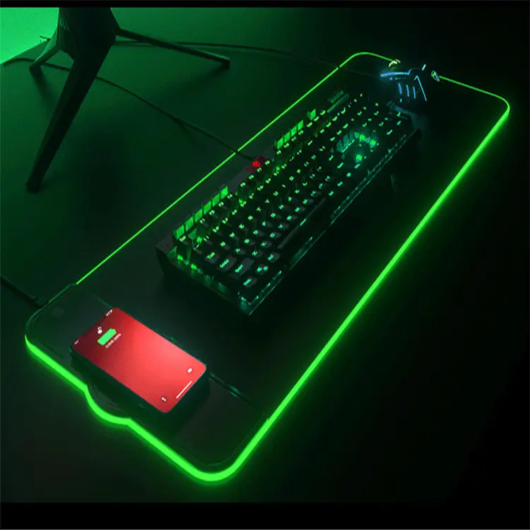 Haoyy Mousepad LED Mat Flat Mouse Pad Gaming Mouse Pad rgb Mousepad rgb Mouse Pad