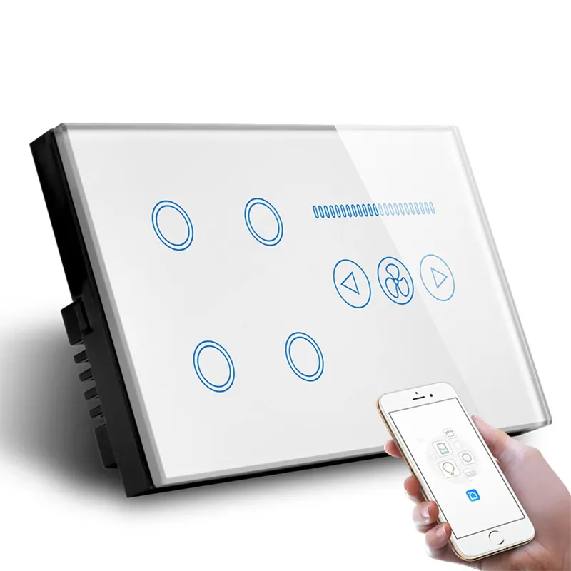 New Technology Smart Wall Switch LCD wifi use Advanced Google Wifi Mesh Network Smart Switch