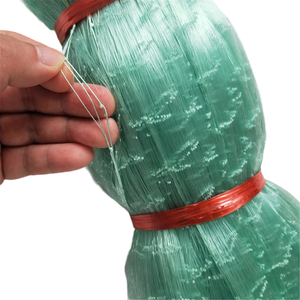 Yüksek mukavemetli 0.28MM kalınlığı 80MD derinliği 100 YDS uzunluk yeşil naylon Monofilament balık ağı