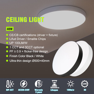 Plafonniers LED modernes 3000K 4000K 6500K pour la maison, le bureau, la chambre à coucher, la <span class=keywords><strong>salle</strong></span> <span class=keywords><strong>de</strong></span> <span class=keywords><strong>bain</strong></span>, luminaires suspendus au plafond - Product Image 4