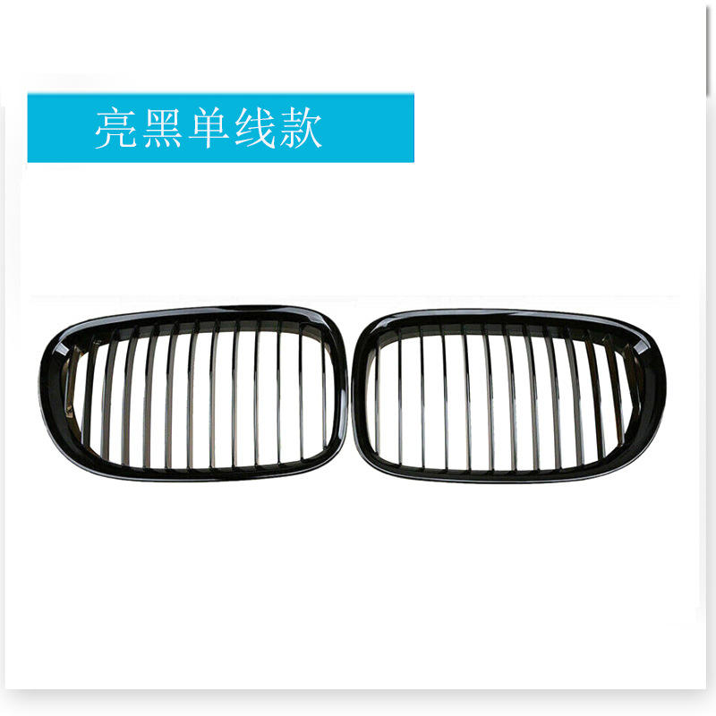 Design noir brillant à une seule ligne