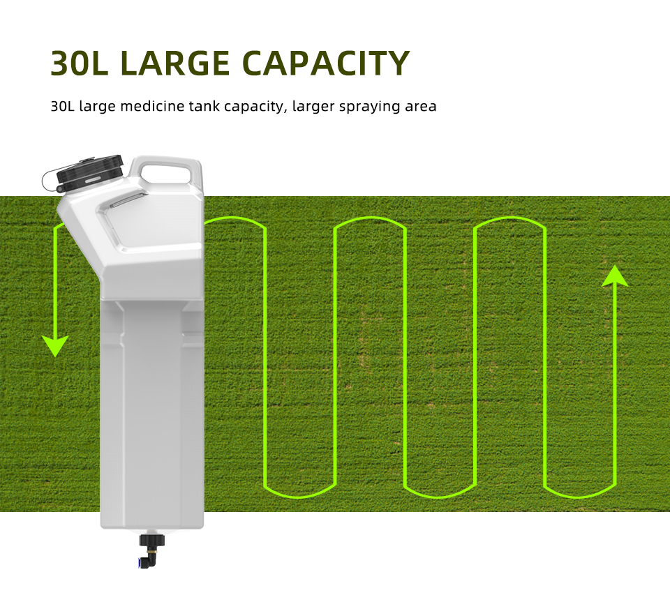 EFT G630 30L Agriculture Drone, 30L LARGE CAPACITY 30L large medicine tank capacity, larger spraying