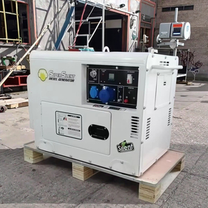 מפעל 6kw 6kw סוג שקט דיזל גנרטור אוטומטי 230v המתנה פתוח ats אפשרויות 3kw 5kw 8kw 50/60hz תדר 480v סין זול - Product Image 1